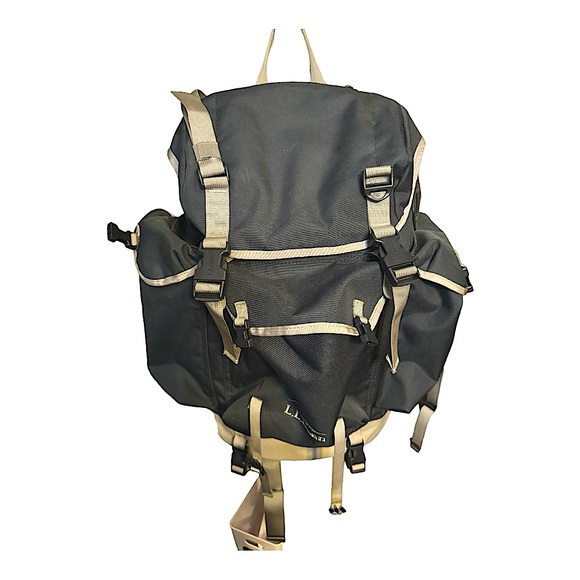 Bean Adult Continental Backpack Blue Grey Used Once